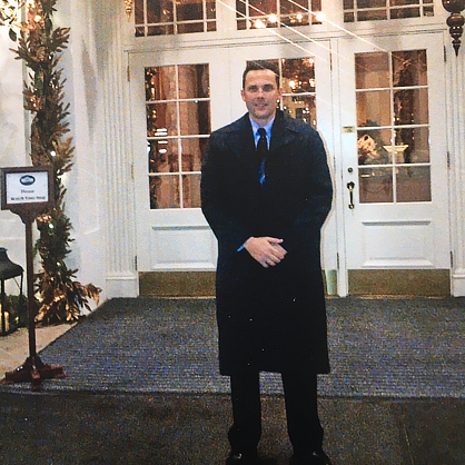 Adam Brown at the White House