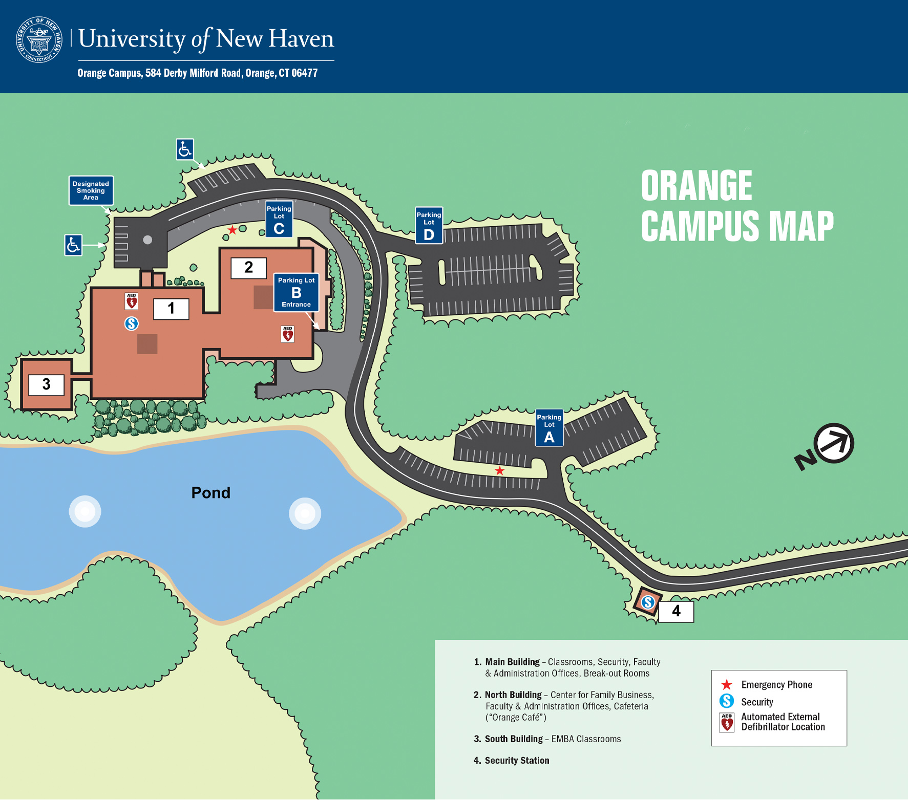 Orange Campus Map