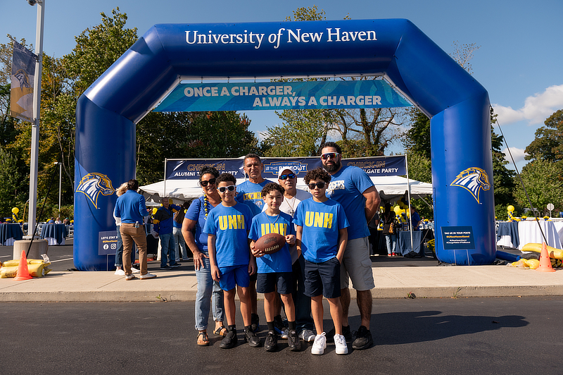 Alumni tailgating during Homecoming 2024