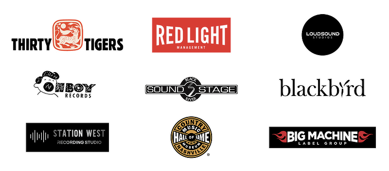 Studio and company logos