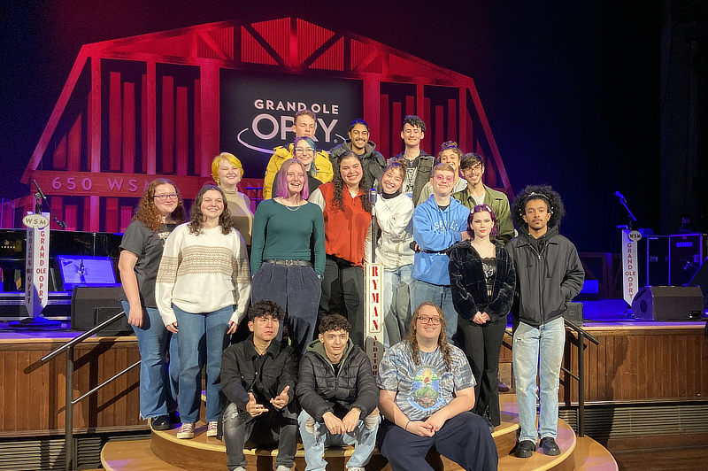 Students at Grand Ole Opry