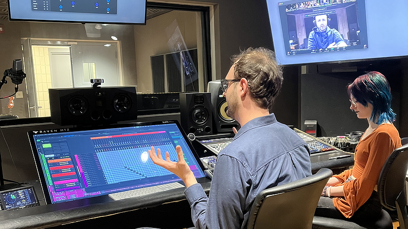 The University of New Haven's newly renovated Studio B.