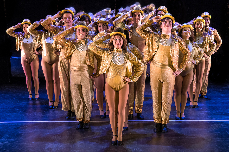 Photo from production of A Chorus Line