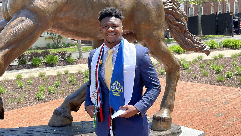 Nyhsere Woodson ’21 earned his bachelor’s degree in finance.