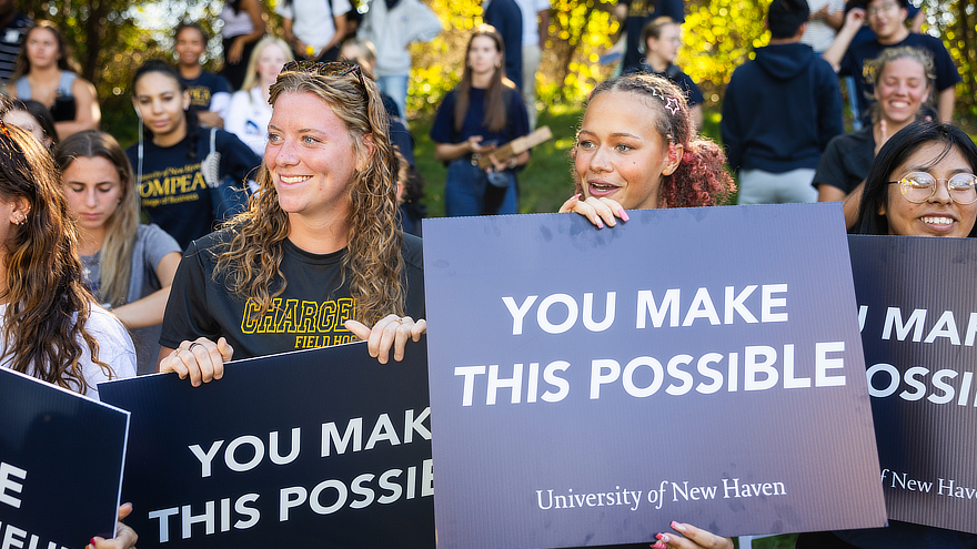 PCOB students at groundbreaking ceremonies