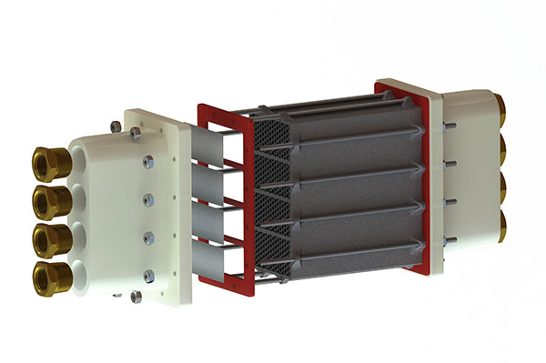 Photo of Additively Manufactured Open Cell Structure for Use in Amine Swingbed Rendering