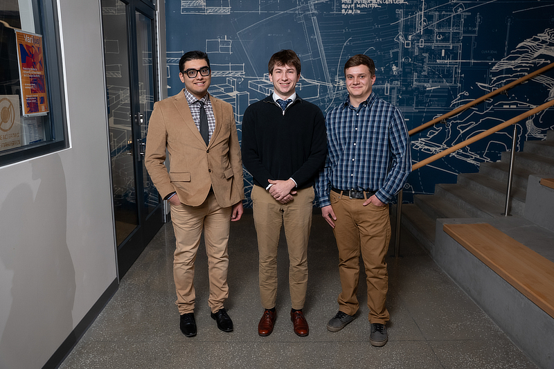Alfonso Renteria, Wyatt Cashman, and Bryan Leslie