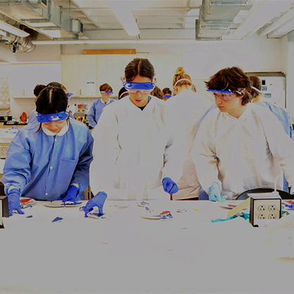 High school students gained hands-on experience during the University of New Haven’s Summer Youth CSI Academy.