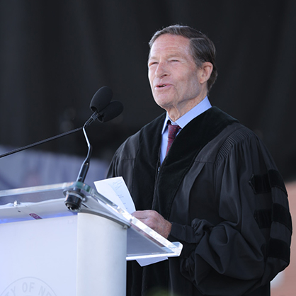 Connecticut U.S. Senator Richard Blumenthal ’00 Hon.