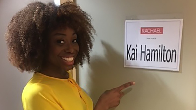 Kai Hamilton was featured on a segment of The Rachael Ray Show.