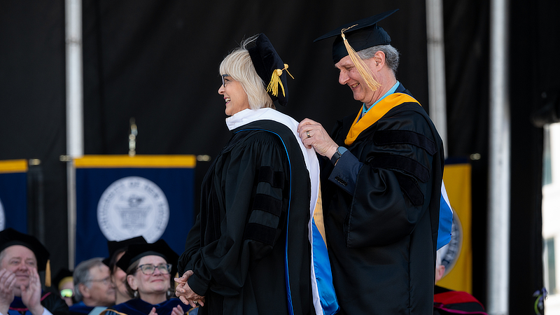 Ann Nyberg ’24 Hon. and Dr. Michael Rossi