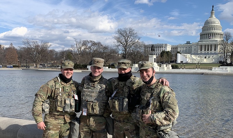 Brian Nalezynski and other memebrers from national guard.