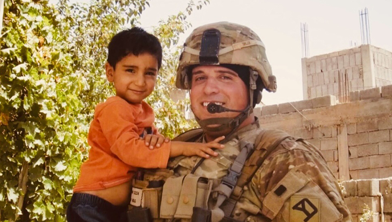 Brian Ohler ’20, ’22 MHA in Afghanistan in 2011.