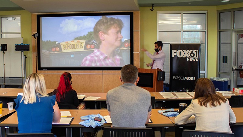 Image from Fox 61 workshop.