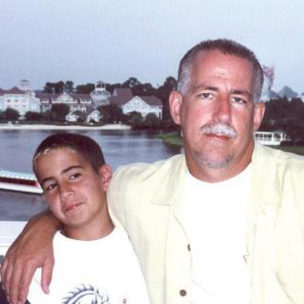 Max Giaccone ’14 and his father, Joseph