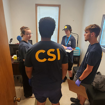 Students from as far away as Texas and Puerto Rico participated in two CSI Academy programs