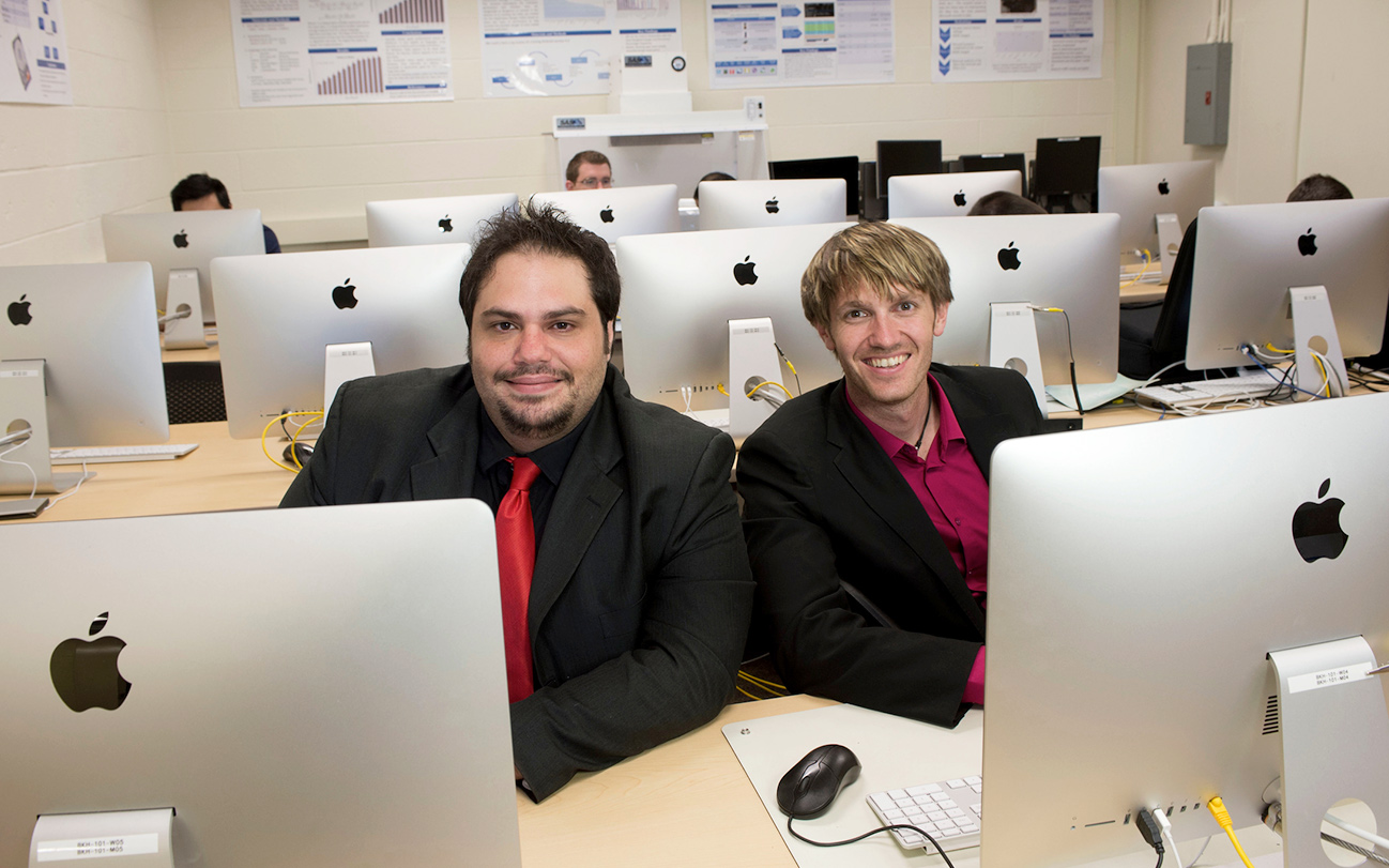 Ibrahim Baggili, Ph.D. and Frank Breitinger, Ph.D. of the Tagliatela College of Engineering