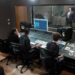 Music industry majors can live on campus in the Music Living Learning Community.