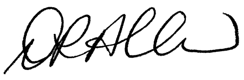 Ophelie Rowe-Allen signature